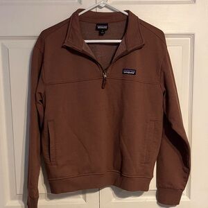Patagonia Ahnya Women’s Half-Zip Pullover Sweater - Brown